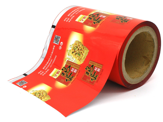 Film flexible imprimé de la stratification PET12 PE60 pour l'emballage automatique de sucrerie de casse-croûte de machine à emballer