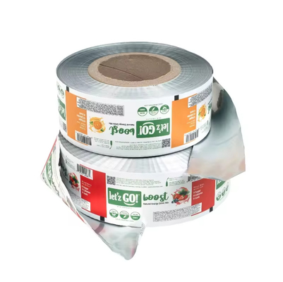 Impression personnalisée Sachet automatique Emballage de qualité alimentaire Plastique stratifié Foil d'aluminium film en rouleau Cookies Emballage alimentaire