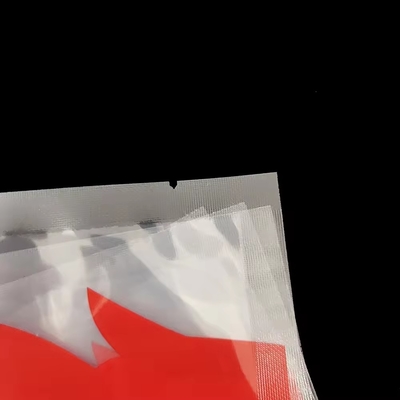 Sacs à ongles à trois côtés imprimés sur mesure en nylon économiseur de nourriture congelée Sacs à ongles sous vide en plastique pour viande