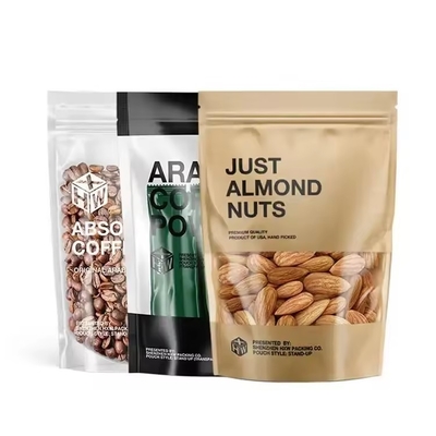 En gros Logo personnalisé En plastique Snack Mangue Fruits secs Emballage Stand Up Pouch Sac d'emballage alimentaire sec