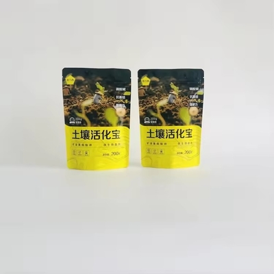 Imprimé sur mesure de qualité alimentaire fermeture à glissière lumineuse étanche à l'humidité bonbons autonomes fermeture à glissière emballage sacs en plastique
