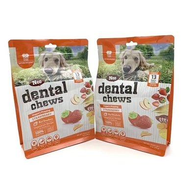 Retour d'étanchéité à huit côtés Emballage en plastique pour chiens Aliments pour animaux de compagnie