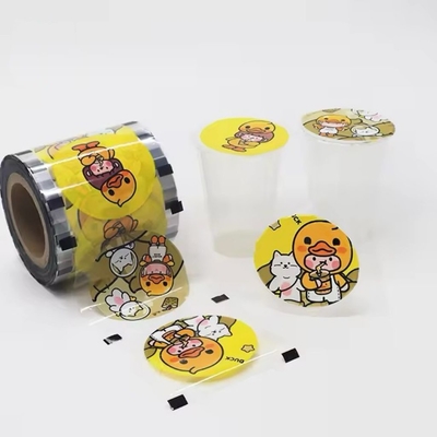 Film d'étanchéité à la bulle de thé en plastique Pour une tasse en papier