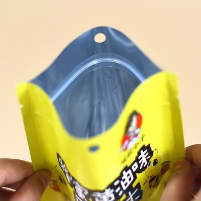 Imprimé sur mesure Biodégradable Foil d'aluminium résistant à l'odorat Emballement de biscuits Papier Kraft Stand Up Ziplock Sacs à sacs