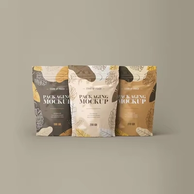 Emballage de qualité alimentaire ré-fermé Sac à dos à fermeture à glissière avec soupape à fermeture à glissière Sac à café