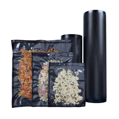 Sacs sous vide texturés et en relief économiseur d'aliments sacs sous vide scellants sacs sous vide transparents/noirs