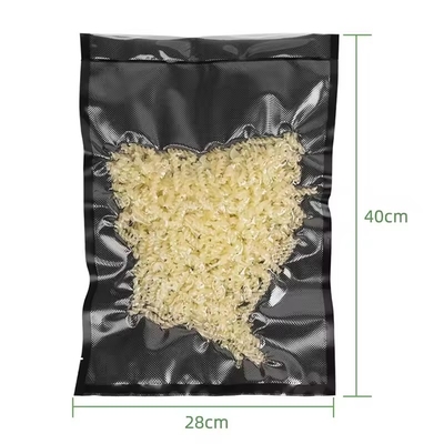 Sacs sous vide texturés et en relief économiseur d'aliments sacs sous vide scellants sacs sous vide transparents/noirs