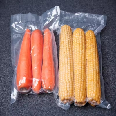 Accueil Entreposage Sacs à vide en plastique en nylon transparent pour emballer les fruits de maïs sucré