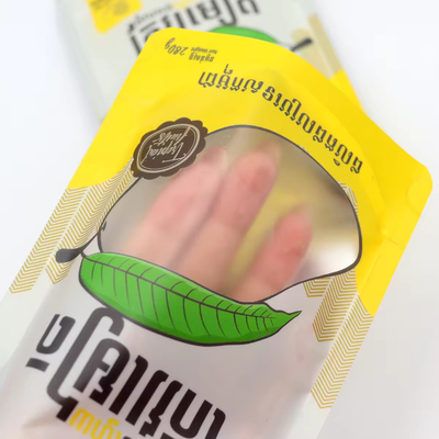 Sacs alimentaires en plastique stratifiés recouverts d'une nouvelle serrure Emballage sur mesure imprimé conçu Ziplock Poly Bag pour les fruits secs