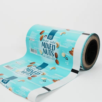 Films à rouleaux imprimés sur mesure pour les noix, les fruits secs, les collations et les machines d'emballage automatiques