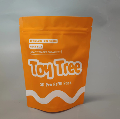Sachet cosmétique en feuille d'aluminium imprimé sur mesure Mylar Trois côtés sachet pour masque fécal Emballage sac Mylar