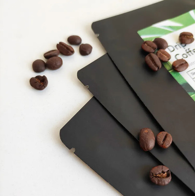 Imprimé numériquement 3 côtés scellés Sachet à poche plate pour le filtre à goutte à goutte du café Emballage à l'oreille suspendue Sac à café
