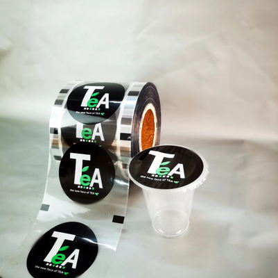 Ruloir d'emballage de tasse de thé Boba claire en plastique Film d'étanchéité à bulles Pour le café Vin Soude Eau minérale Whisky