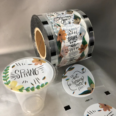 Ruloir d'emballage de tasse de thé Boba claire en plastique Film d'étanchéité à bulles Pour le café Vin Soude Eau minérale Whisky