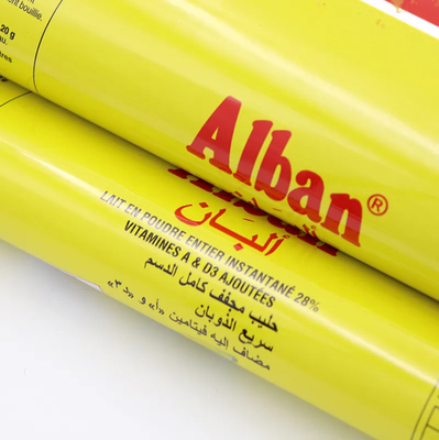 Ruloirs de film plastique à base d'épices d'aluminium laminé flexible Ruloirs de film d'emballage en plastique alimentaire Matériau pour la poudre de lait