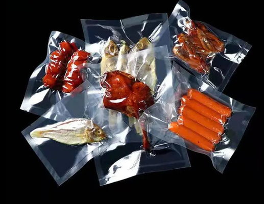 Biodégradable sur mesure imprimé 20x30 PA PE sac d'emballage sous vide en relief de nourriture en plastique étancheur de sceau de stockage sous vide