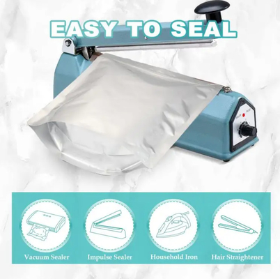 Emballage imprimé sur mesure en papier mat plastique alimentaire ré-fermé Bolsa Fermeture à glissière en aluminium Stand Up pouch avec fermeture à glisse