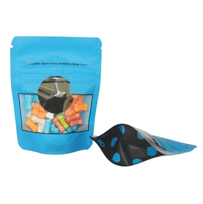 Gros sac de stockage conteneur en plastique imperméable à l' eau poudre d' épice fermeture à glissière sac d'emballage boîtier vide debout pour le stockage des aliments