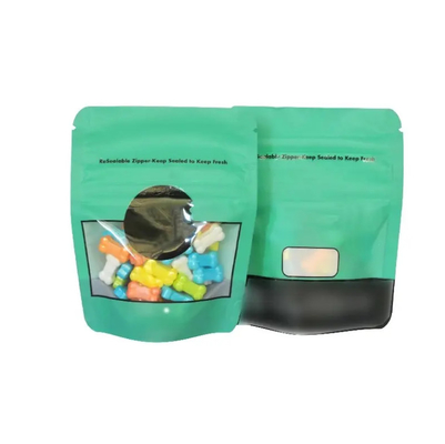 Gros sac de stockage conteneur en plastique imperméable à l' eau poudre d' épice fermeture à glissière sac d'emballage boîtier vide debout pour le stockage des aliments