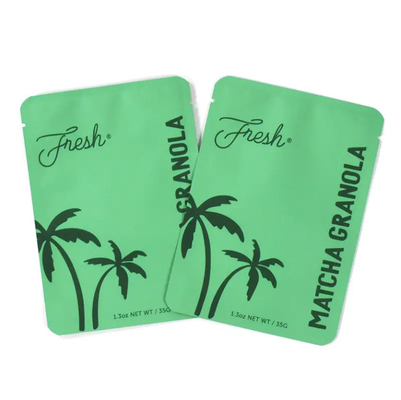 Sacs à clé à fermeture à glissière en papier d'aluminium stratifié sur mesure avec logos Mini Flat Bag Recyclable 3 Side Seal Zipper Bag