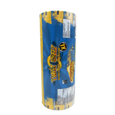 Imprimé sur mesure Bopp PET CPP PE film stratifié métallisé rouleau d'emballage flexible collations bonbons pizza nourriture film plastique