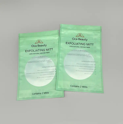 Gants transparents épaissis Emballage Sac à fermeture à glissière gelé Pour les gants Cosmétiques Sac à glissière en plastique Mylar Three Side Seal