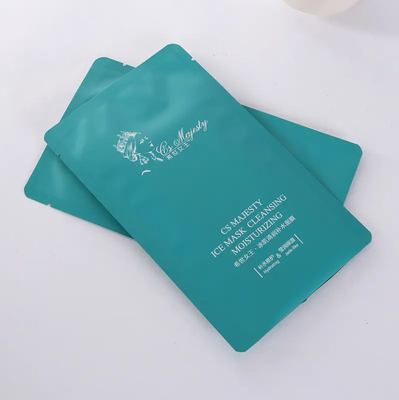 Petit sachet d'échantillon cosmétique en feuille d'aluminium 3 côtés scellé sac à sacoche plat pour la crème de lotion de soins de la peau
