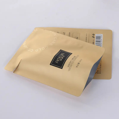 Petit sachet d'échantillon cosmétique en feuille d'aluminium 3 côtés scellé sac à sacoche plat pour la crème de lotion de soins de la peau