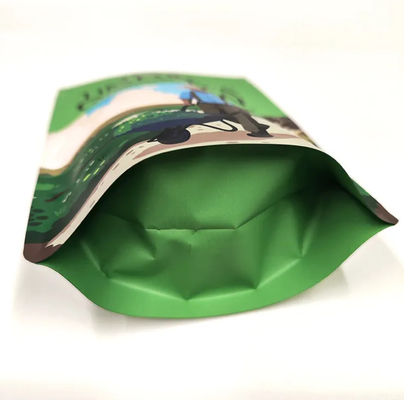 Moins de MOQ personnalisé Ressaillables Stand Up Zip Lock Sacs à sacoche Pour le stockage de l'emballage alimentaire