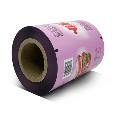Produits alimentaires Emballage flexible Film stratifiant en PET Film stratifié en plastique Forme en rouleau Imprimé Durabilité à l'humidité Doux sur mesure