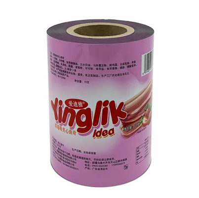 Produits alimentaires Emballage flexible Film stratifiant en PET Film stratifié en plastique Forme en rouleau Imprimé Durabilité à l'humidité Doux sur mesure