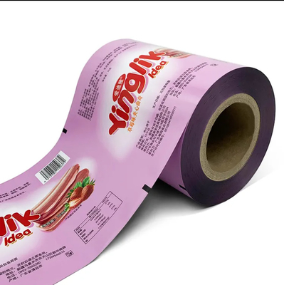 Produits alimentaires Emballage flexible Film stratifiant en PET Film stratifié en plastique Forme en rouleau Imprimé Durabilité à l'humidité Doux sur mesure