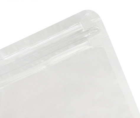 Fabrique OEM stockage alimentaire sur mesure double fermeture à glissière en nylon en relief sac d'étanchéité sous vide