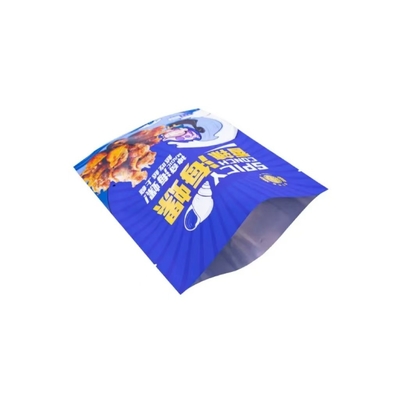 Logo personnalisé Sachet en plastique brillant Concasse épicée Emballage alimentaire Sac d'étanchéité Sacs d'étanchéité thermique 3 sacs d'étanchéité latéraux