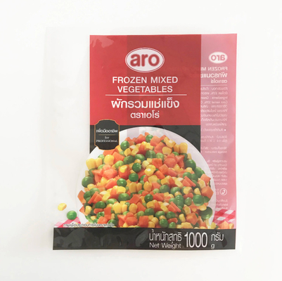 Pour l'emballage alimentaire Sac scellé à trois côtés Sacs d'emballage de fruits et légumes congelés Sacs d'emballage en plastique sous vide Sacs de sandwich personnalisés