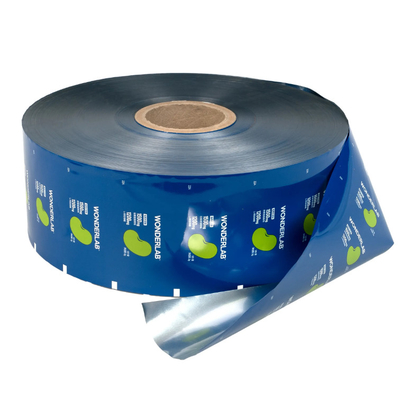 Ruloir d'emballage en feuille d'aluminium Film plastique Emballage automatique Film stratifié Snacks Bonbons Cookies Pommes de terre Frites Ruloir de film en sachets