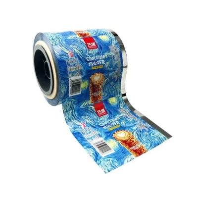 Commande personnalisée Chips de qualité alimentaire Packaging Film Rolls PET Plastic Bag Roll Mylar Aluminium Packaging Foil Film Roll