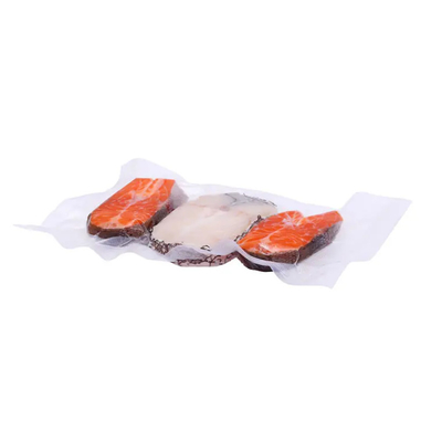 Prix de l'usine Sacs à vide individuels en plastique en relief clair et noir pour aliments