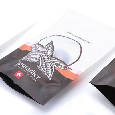 Sacs en plastique personnalisés Sacs d'emballage alimentaire Sacs en plastique en papier d'aluminium Mylar Fermeture à glissière Sac à glissière Stand up Sacoche Doypack Emballage d'épices