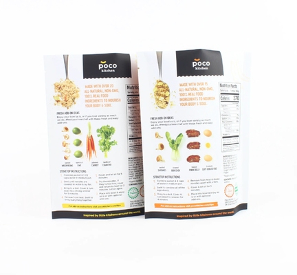 emballage alimentaire biodégradable recyclable personnalisé sac anti-odeur fermé à la fermeture étroite sac à sacs mylar debout