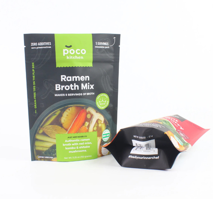 emballage alimentaire biodégradable recyclable personnalisé sac anti-odeur fermé à la fermeture étroite sac à sacs mylar debout