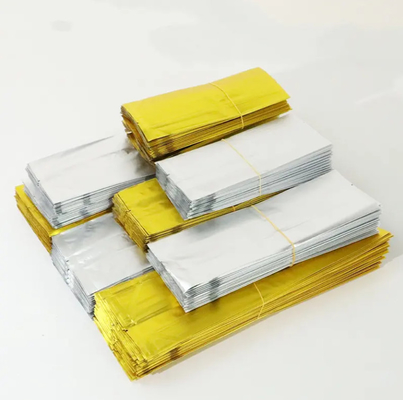 Conception personnalisée Imprimer du papier d'aluminium Mylar Stand Up Pouch Sceau chaud côté Gusset Sacs alimentaires Coffre à thé Sac d'emballage Sac avec logo