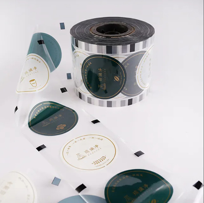 Film d'étanchéité de tasse de thé à bulles jetable personnalisé de haute qualité Film d'étanchéité personnalisé pour tasse de thé au lait