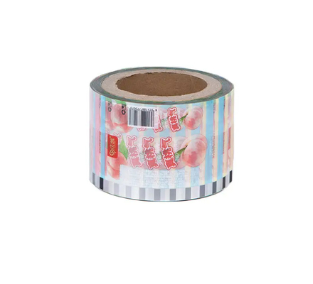 Impression personnalisée Sachet de film de rouleau d'emballage de qualité alimentaire Pe Bopp Bonbons Lollipop Chocolat Produits alimentaires en rouleau d'emballage automatique