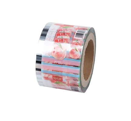 Impression personnalisée Sachet de film de rouleau d'emballage de qualité alimentaire Pe Bopp Bonbons Lollipop Chocolat Produits alimentaires en rouleau d'emballage automatique