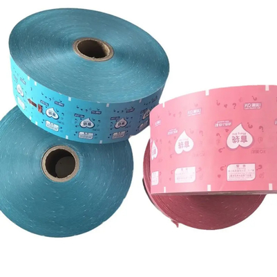Emballage alimentaire sur mesure imprimé sur chaleur PET BOPP film en rouleau plastique bonbons et chocolat, film en aluminium avec commandes