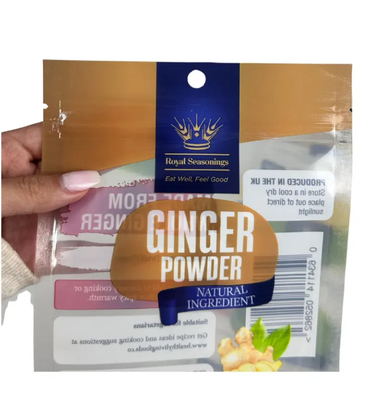 Sachet imprimé sur commande Laminé à trois côtés Sac en plastique à joints Sachet épicé Sachet comestible Emballage Ziplock Sac Mylar