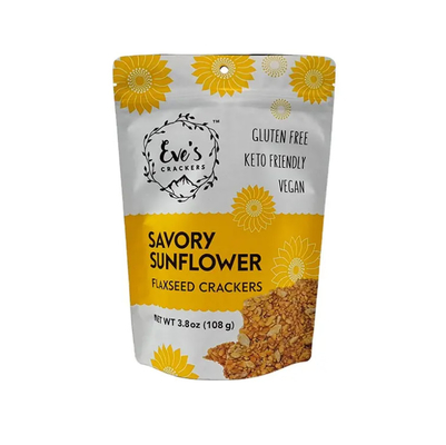 Imprimé sur mesure 100g 250g 500g Stand Up Pouch Cracker de graines de lin à l'odeur Fermeture à glissière sac d'emballage alimentaire