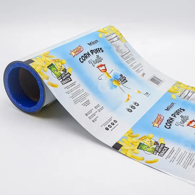 Enveloppe de film d'emballage flexible pour les aliments en aluminium plastique laminé sur mesure