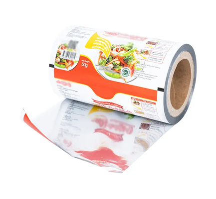 Impression personnalisée Film d'emballage automatique En papier d'aluminium Impression poudre de poulet assaisonnement collations Chips Film de rouleau d'emballage alimentaire